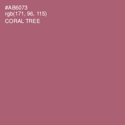 #AB6073 - Coral Tree Color Image