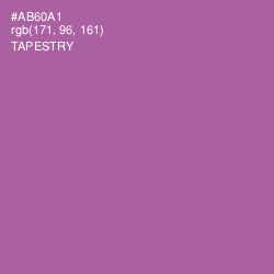 #AB60A1 - Tapestry Color Image