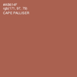 #AB614F - Cape Palliser Color Image
