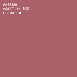 #AB6169 - Coral Tree Color Image