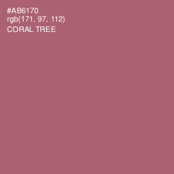 #AB6170 - Coral Tree Color Image
