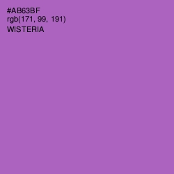 #AB63BF - Wisteria Color Image