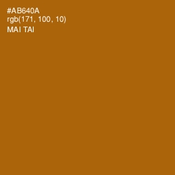 #AB640A - Mai Tai Color Image