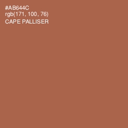 #AB644C - Cape Palliser Color Image