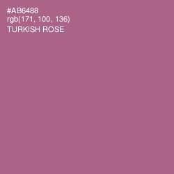 #AB6488 - Turkish Rose Color Image