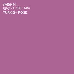 #AB6494 - Turkish Rose Color Image