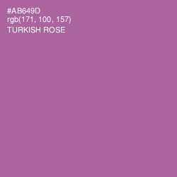 #AB649D - Turkish Rose Color Image