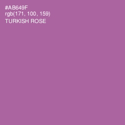 #AB649F - Turkish Rose Color Image