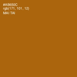 #AB650C - Mai Tai Color Image