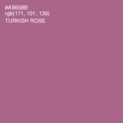 #AB658B - Turkish Rose Color Image