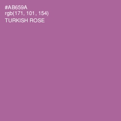 #AB659A - Turkish Rose Color Image