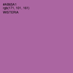 #AB65A1 - Wisteria Color Image