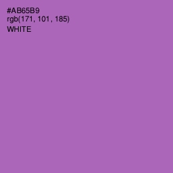 #AB65B9 - Wisteria Color Image
