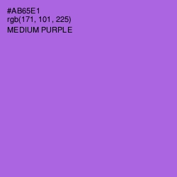 #AB65E1 - Medium Purple Color Image