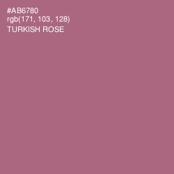 #AB6780 - Turkish Rose Color Image