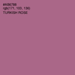 #AB6788 - Turkish Rose Color Image