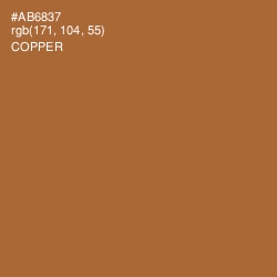 #AB6837 - Copper Color Image