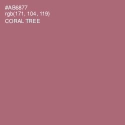 #AB6877 - Coral Tree Color Image