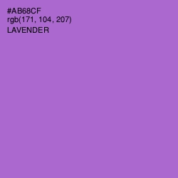 #AB68CF - Lavender Color Image
