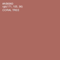#AB6960 - Coral Tree Color Image