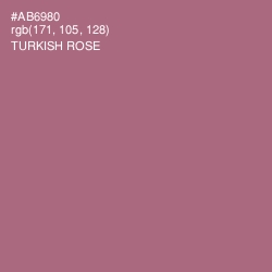 #AB6980 - Turkish Rose Color Image