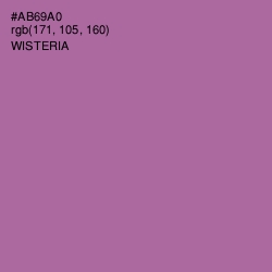 #AB69A0 - Wisteria Color Image