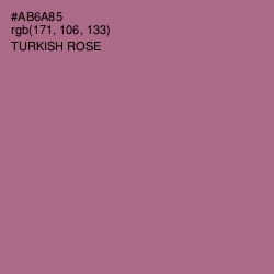 #AB6A85 - Turkish Rose Color Image