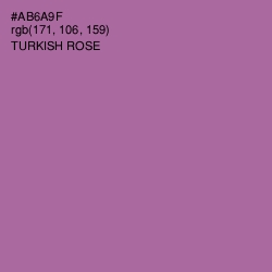 #AB6A9F - Turkish Rose Color Image