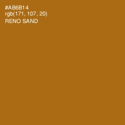 #AB6B14 - Reno Sand Color Image