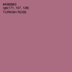 #AB6B80 - Turkish Rose Color Image