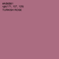 #AB6B81 - Turkish Rose Color Image