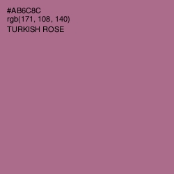 #AB6C8C - Turkish Rose Color Image