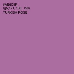 #AB6C9F - Turkish Rose Color Image