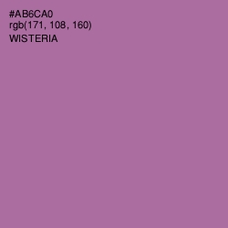 #AB6CA0 - Wisteria Color Image