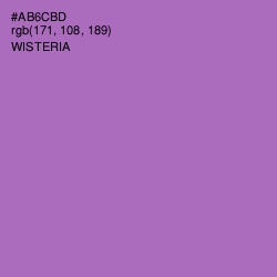 #AB6CBD - Wisteria Color Image