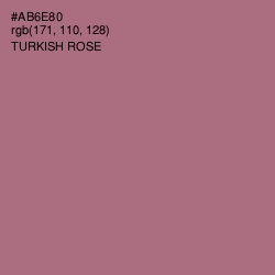 #AB6E80 - Turkish Rose Color Image