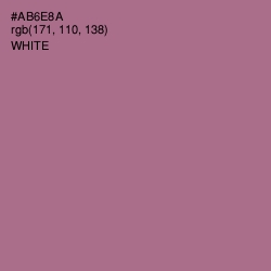 #AB6E8A - Turkish Rose Color Image