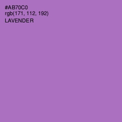 #AB70C0 - Lavender Color Image