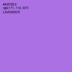 #AB70E3 - Lavender Color Image