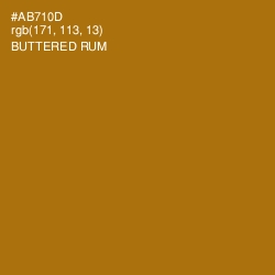 #AB710D - Buttered Rum Color Image