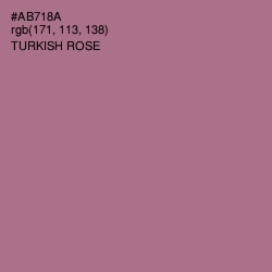 #AB718A - Turkish Rose Color Image