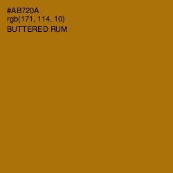 #AB720A - Buttered Rum Color Image