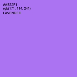 #AB72F1 - Lavender Color Image