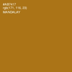 #AB7417 - Mandalay Color Image