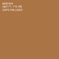 #AB7444 - Cape Palliser Color Image