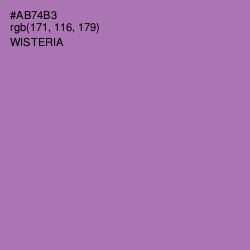 #AB74B3 - Wisteria Color Image
