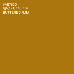 #AB760D - Buttered Rum Color Image