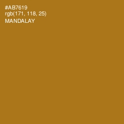 #AB7619 - Mandalay Color Image