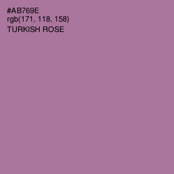 #AB769E - Turkish Rose Color Image