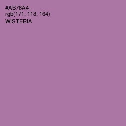 #AB76A4 - Wisteria Color Image